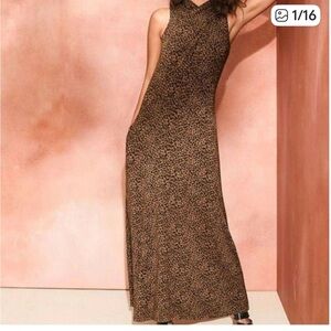 Garnet Hill Leopard Print Dress